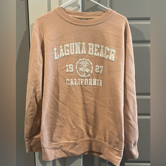 Laguna Beach Pink Crew Neck - Picture 1 of 8